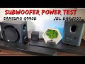Extreme Bass Test JBL BAR 1000 Soundbar VS Samsung Q990b Soundbar