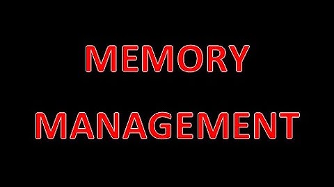 Memory Management || Lecture 18 || 2nd Year Computer Science || Mubarik Siddique