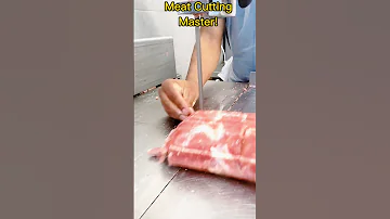 Fast Smart Butcher In His Skill Chef Beef Meat Shorts Butcher Beef Meatlover Viral Video 