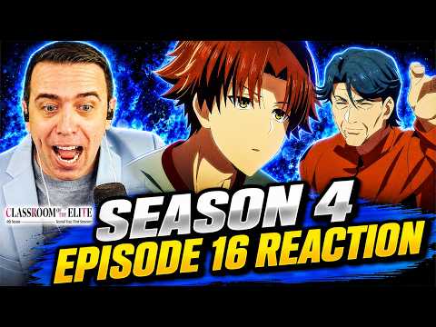 AYANOKOJI VS CHAIRMAN TSUKISHIRO | Classroom Of The Elite Season 4 Episode 16 REACTION