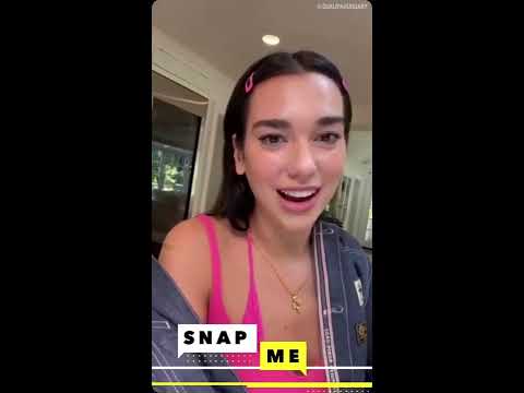 Dua Lipa - Snapchat Q&A (2020/08/11) - YouTube