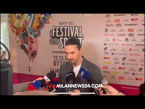 IBRAHIMOVIC al Festival dello Sport di Trento: “Lo scudetto lo vince il MILAN, LEAO tra i più forti”