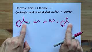 Benzoic Acid + Ethanol = ?? (Ethyl Benzoate + Water)