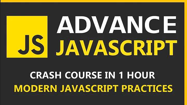 Advance JavaScript Crash Course (2025) – Modern ES6+ JavaScript Features thumbnail