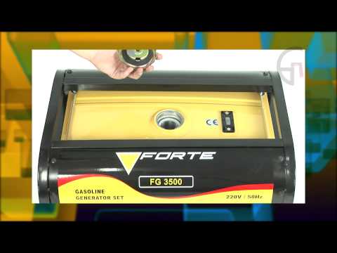 Електрогенератор FORTE FG3500Е, видео 1