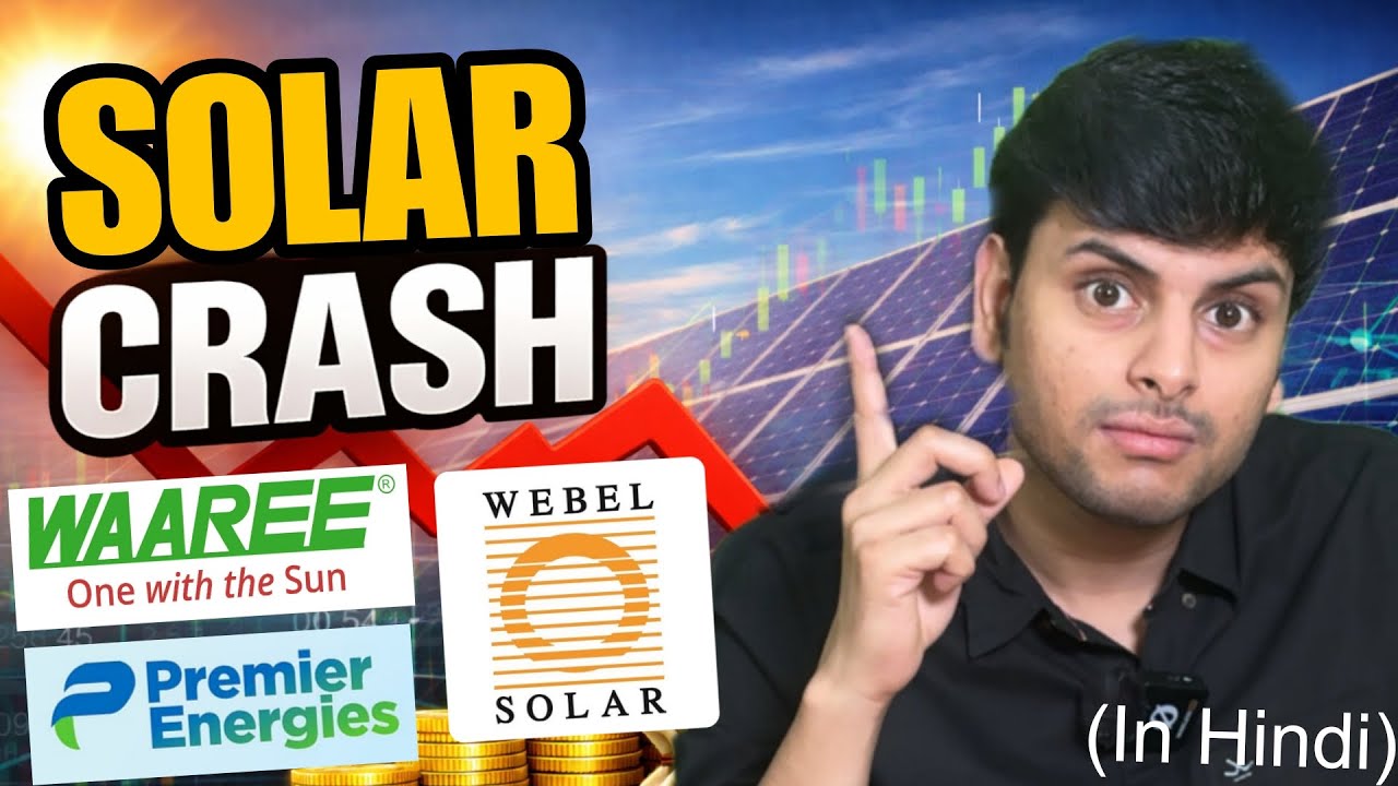 Why SOLAR MANUFACTURERS Are Falling? (Waaree Energies, Websol, Premier Energies) Simpli Stocks Hindi