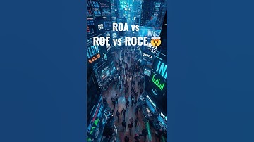 ROA vs ROE vs ROCE Explained | Return Ratios in Stock Market | Finance Basics