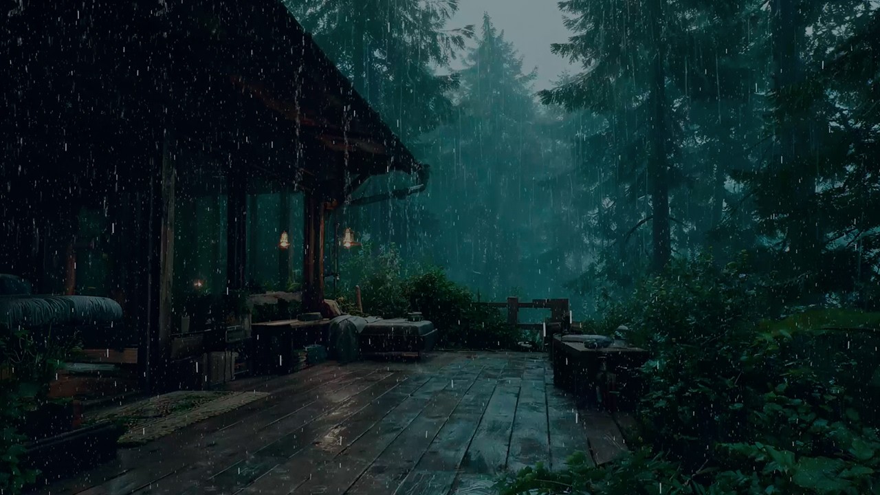 Gentle Rain Sounds for Deep Sleep 🌧️ | Night Ambience for Study & Stress Relief