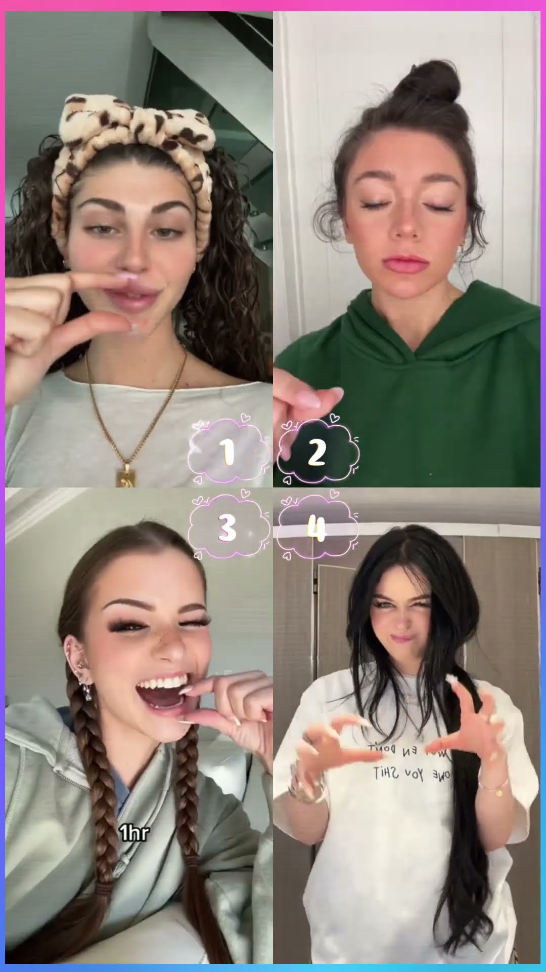 LOOKED THE OTHER WAY ? Ginev x Tabitha x Brooke x Nevada #shorts #dance #tiktok