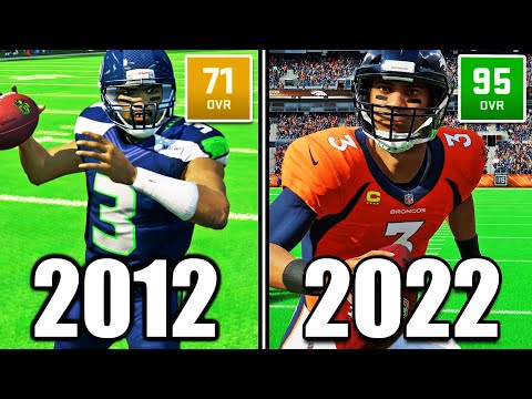 Scoring a Touchdown with Russell Wilson in EVERY Madden!