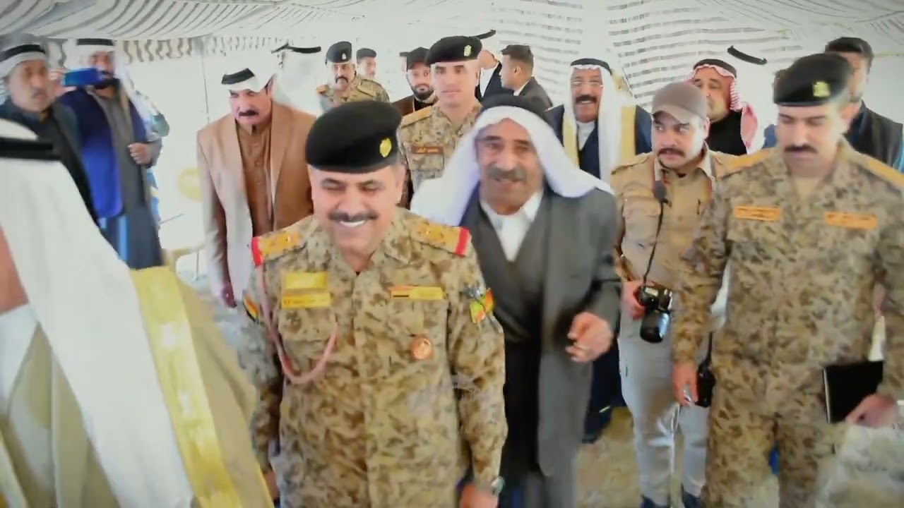 عزيمة الشيخ قحطان الهلوش شيخ عشيرة المصاليخ قبيلة البومتيوت لسيادة محافظ نينوى عبد القادر الدخيل