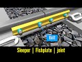 Composants de voie ferre  dormir  ballast  joint  systme de fixation  clisse joggled