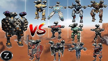 🔥 New ROOK Titan VS ALL Titans - MAXED Comparison | War Robots Clash of Titans | #warrobots #wr