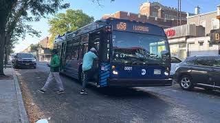 MTA NYCT #8881 on the Q58 to Flushing at Forest Av M train Sta 