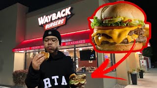 Trying wayback burgers