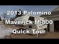 2013 Palomino Maverick M-800 Truck Camper - Quick Tour