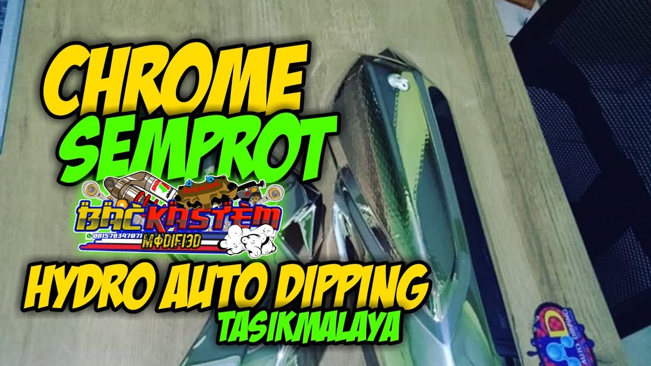 Proses spray chrome dari awal sampai selesai hydro auto dipping