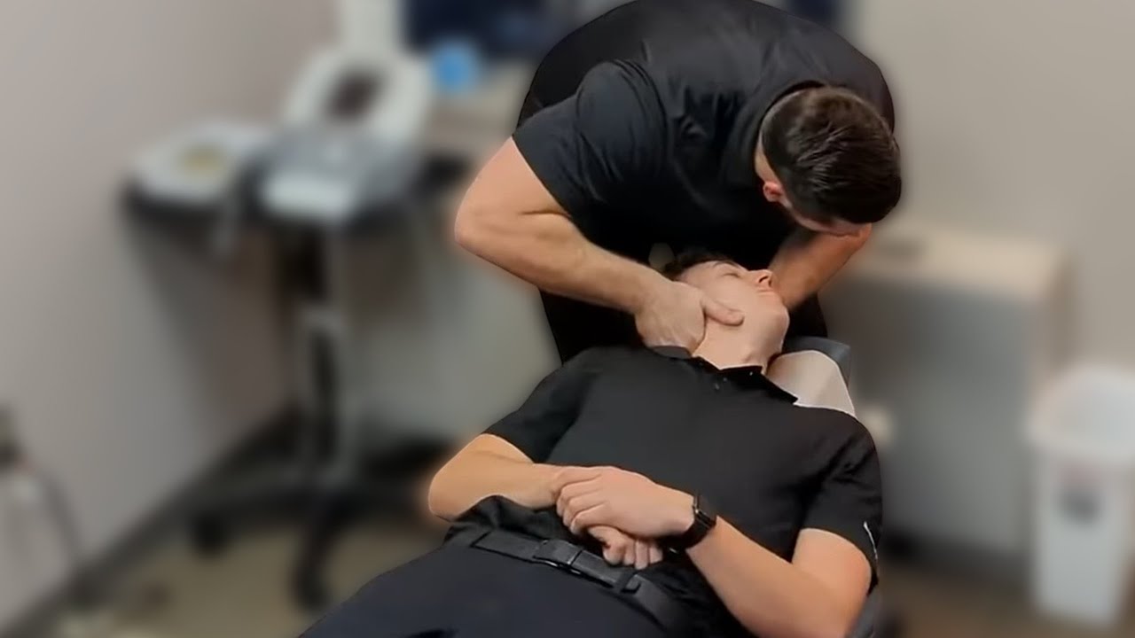 Dr. Alec Gets Full Spine Adjustment from Dr. Brady & Returns The Favor