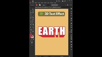 3D Text Effect | Adobe illustrator | Tips and Tricks