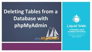 Deleting Tables from a Database with PhpMyAdmin