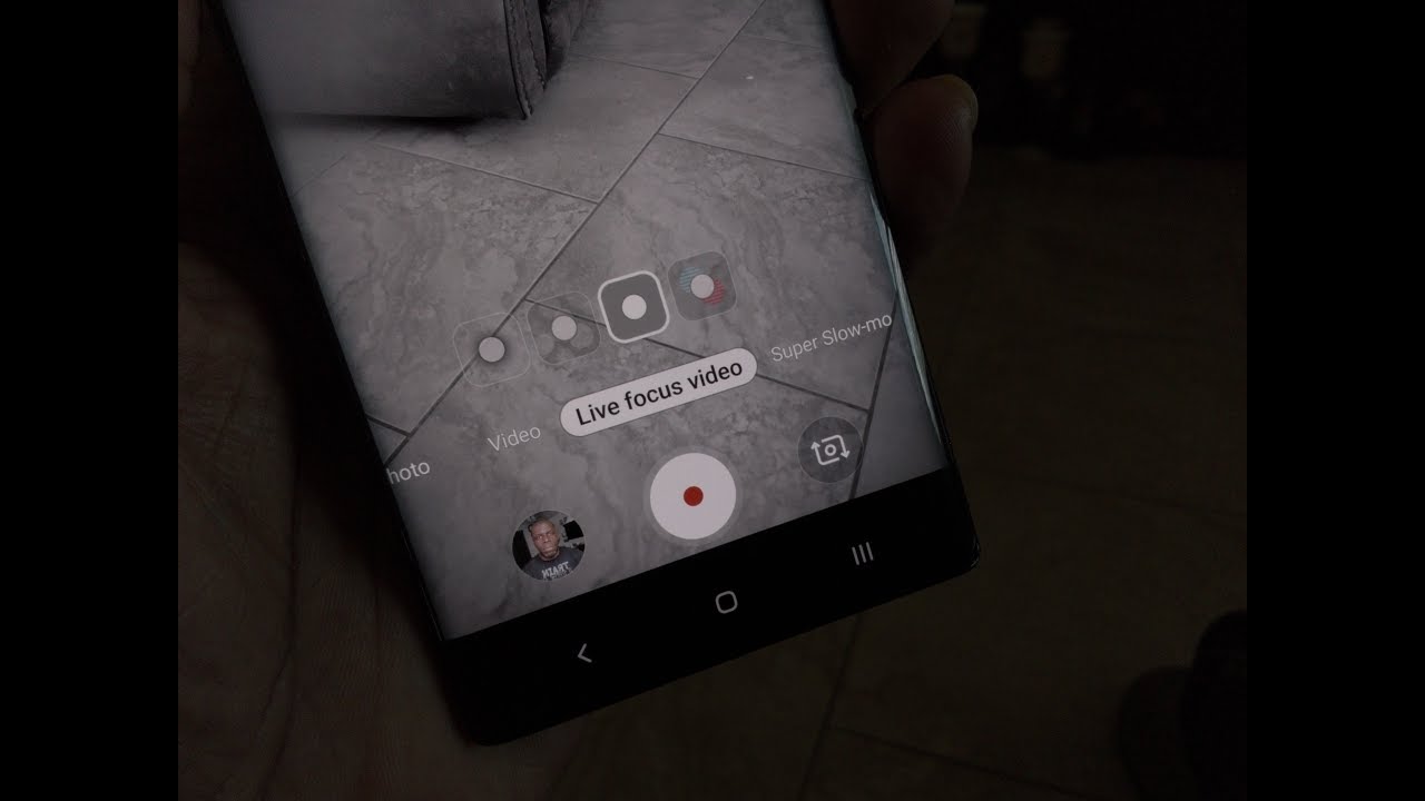 Samsung Galaxy Note 10+ Live Focus Video Black & White Filter YouTube