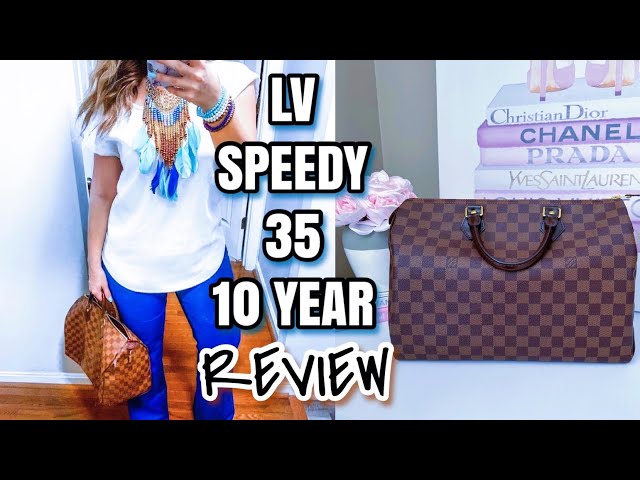 Louis Vuitton Damier Azur Speedy 35 Review 
