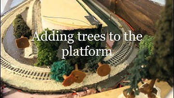 Epoxy River Micro Train Shelf layout, Part 6(Scenery) #010