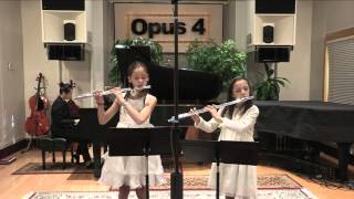 Opus 4 Studios: Jiamei & Jiali Goodwin, flutes: Sonata Op 5 No 1 Mvts 1&2 by JB Loeillet