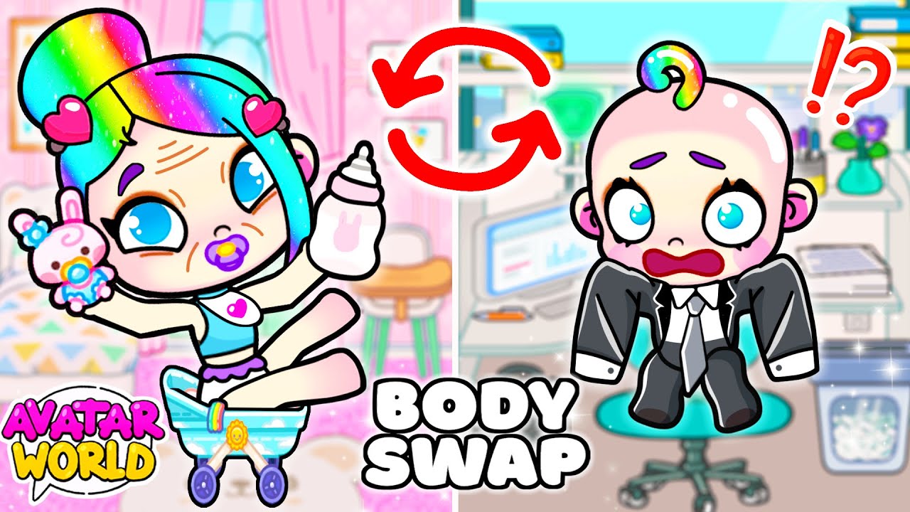 МАМА И ДОЧКА ПОМЕНЯЛИСЬ ТЕЛАМИ В АВАТАР ВОРЛД! 👶🏻🔄👩🏻 Toca Life Story