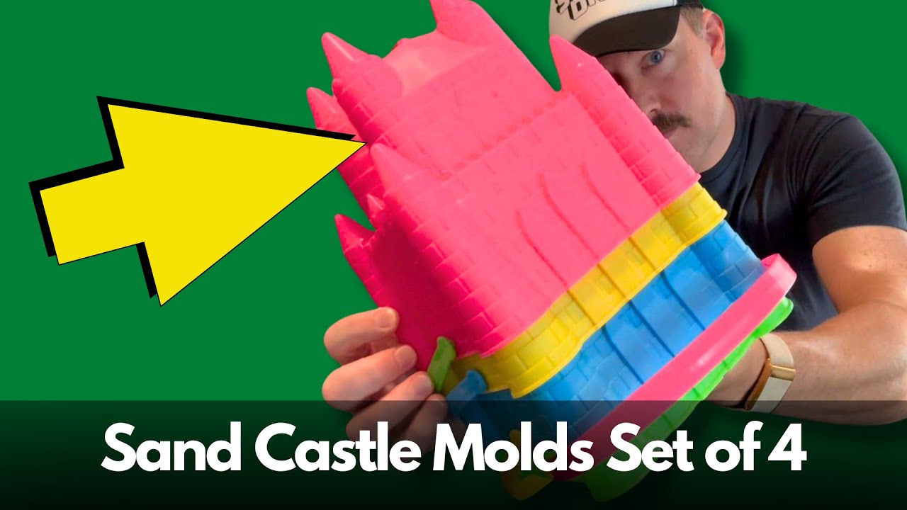 Sand Castle Molds Building Kit for Kids (set of 4, colorful) review