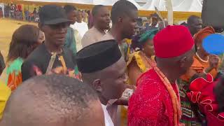 HIGH CHIEF AND MRS IKECHUKWU NWAKA ON THE CONFERMENT OF THEIR CHIEFTAINCY TITLE IN UMUKWATA KINGDOM 