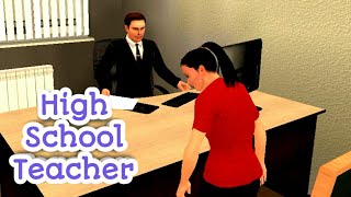 Playing High School Teacher: School Life Days Early Access 2020 Game. Episode-1 All Levels Completed screenshot 4