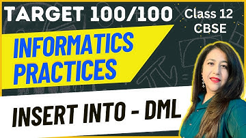 L-36 Insert Into Command #anjaliluthra #cbse #sql #database #k12 #ip #cs #btech #bca #it #mysql #bsc