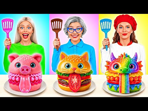 Me vs Grandma Cooking Challenge on Island | Awesome Hacks and Recipes by Multi DO Challenge