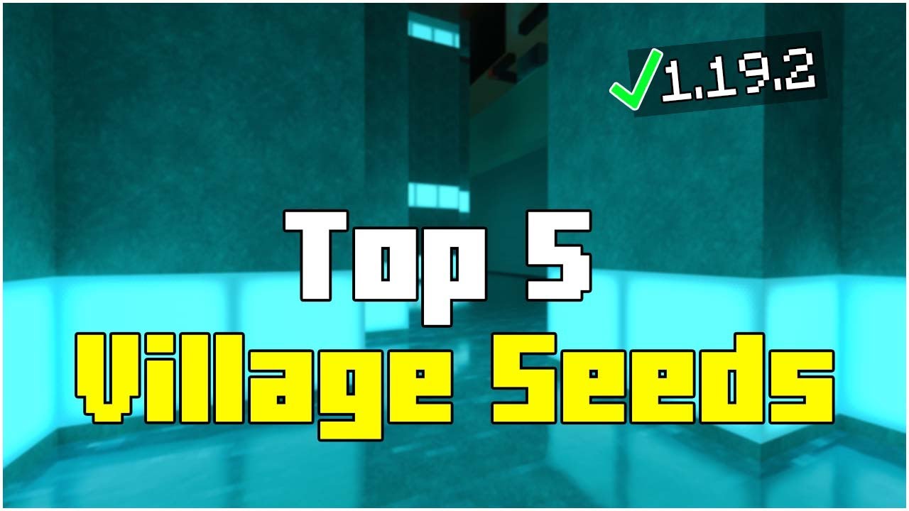 Top 5 Minecraft Village Seeds 1.19.2! (2022) YouTube