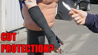 Testing a Cheap Cut Resistant Sleeve - Overkill!