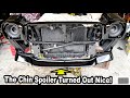 Installing A Chin Spoiler On A Ford Mustang II! I Also Fix A Situation With The Chin Spoiler