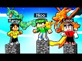 SOPRAVVIVI CON I POKEMON su UN PILASTRO DI BEDROCK su MINECRAFT!