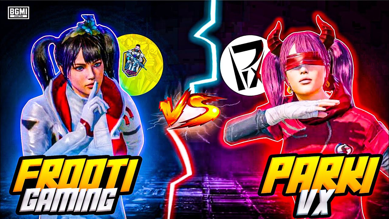 Parki Vx Vs Frooti Gaming 1v1 TDM Challenge 🔥