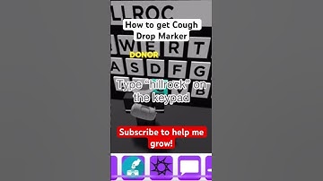 How to get Cough Drop Marker #findthemarkers #roblox