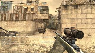 CoD4 MW online fun - Killhouse, Backlot & Bog -