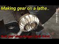 Cara Membuat Gear Gigi dengan Mesin Bubut | How to Make Gear Bevel on a Lathe