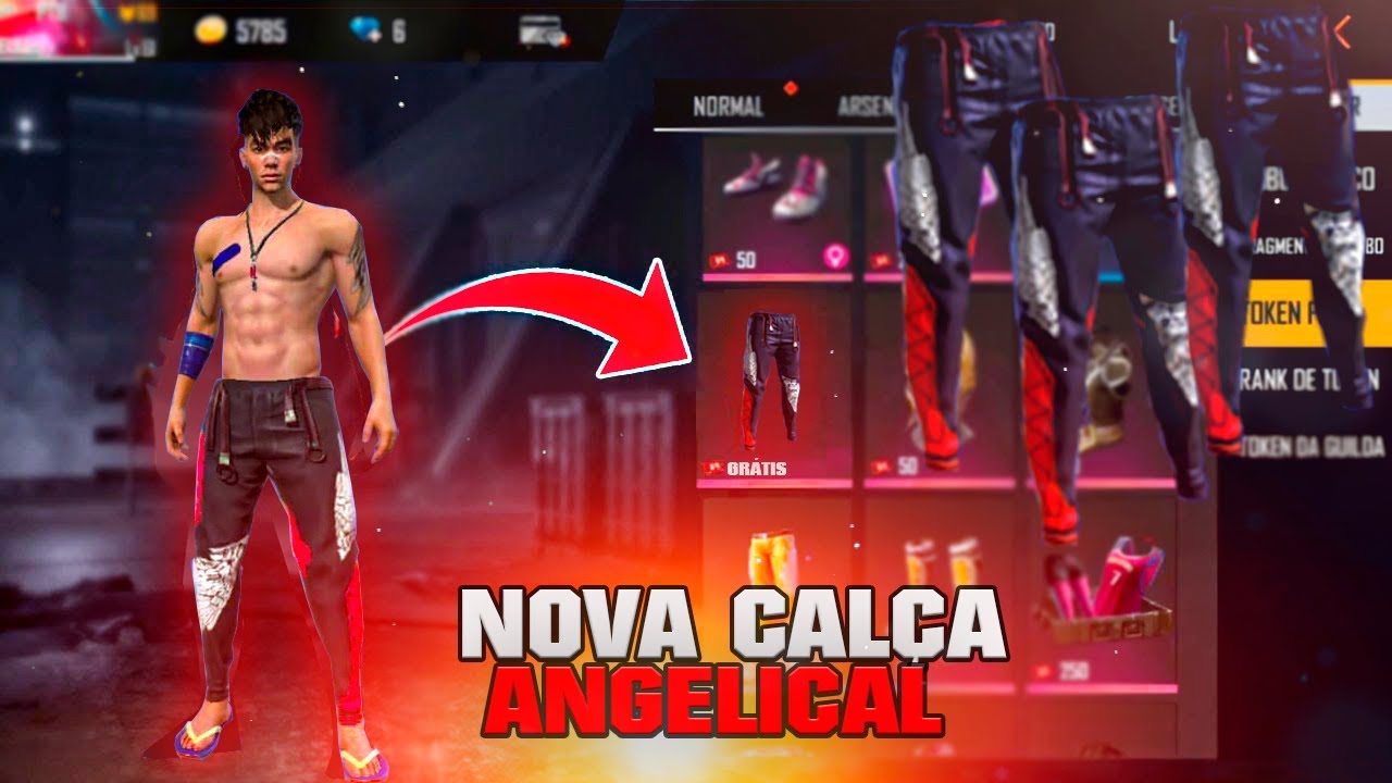 Como comprar e conseguir a calça angelical no Free Fire