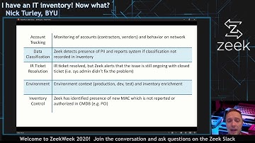 vZW20 - Day 2 - I have an IT inventory! Now what? - Nick Turley