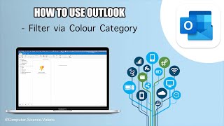 How to FILTER Emails via Colour Category on Microsoft Outlook Using a Mac Computer - Basic Tutorial