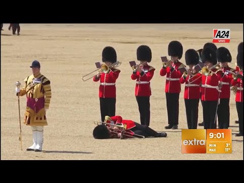 ☀️ Ola de calor: la guardia real británica sufre desmayos