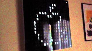 Wordclock boot with Apple logo