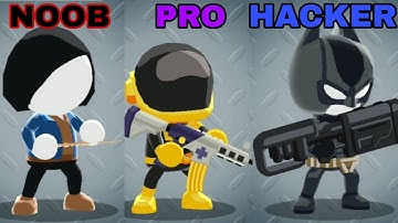 NOOB vs PRO vs HACKER Johnny Trigger ultimate gameplay