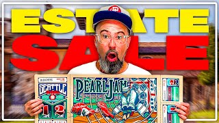 INSANE ESTATE SALE MUSIC MEMORABILIA HAUL!