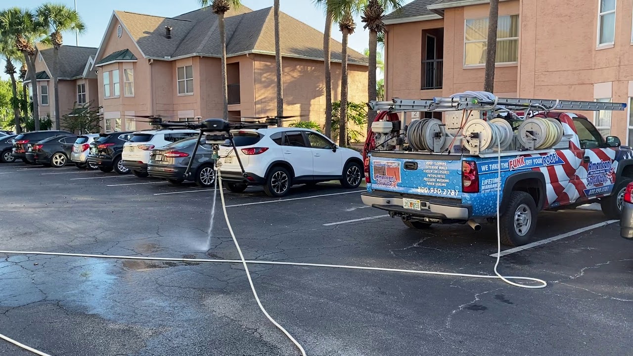 Lavado Drone Roof Cleaning drone , soft washing drone Scorpion Drones